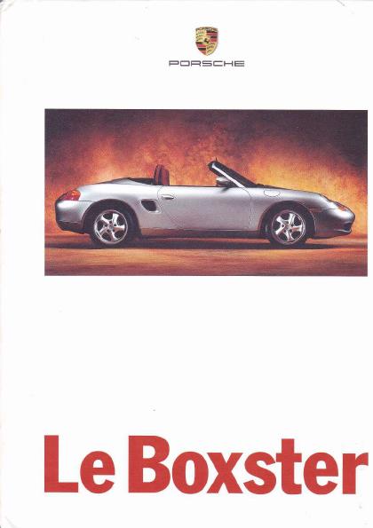Рекламная брошюра Porsche 986 Boxster FR